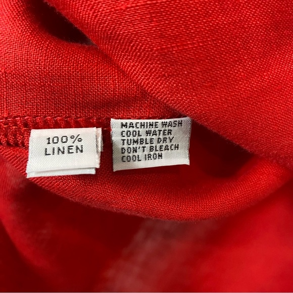 PLANET By Lauren G Linen Signature Shirt OS - Picture 8 of 10